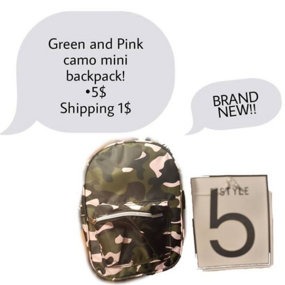 Mini camo Backpack